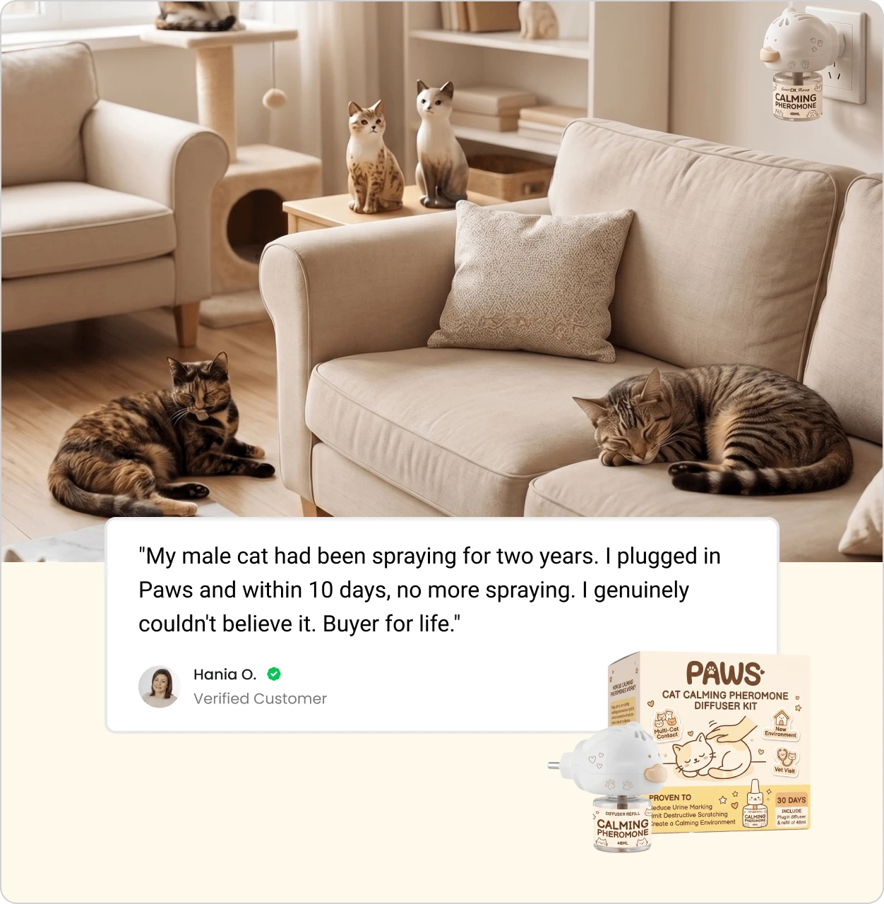 Cats Calming Diffuser Kit