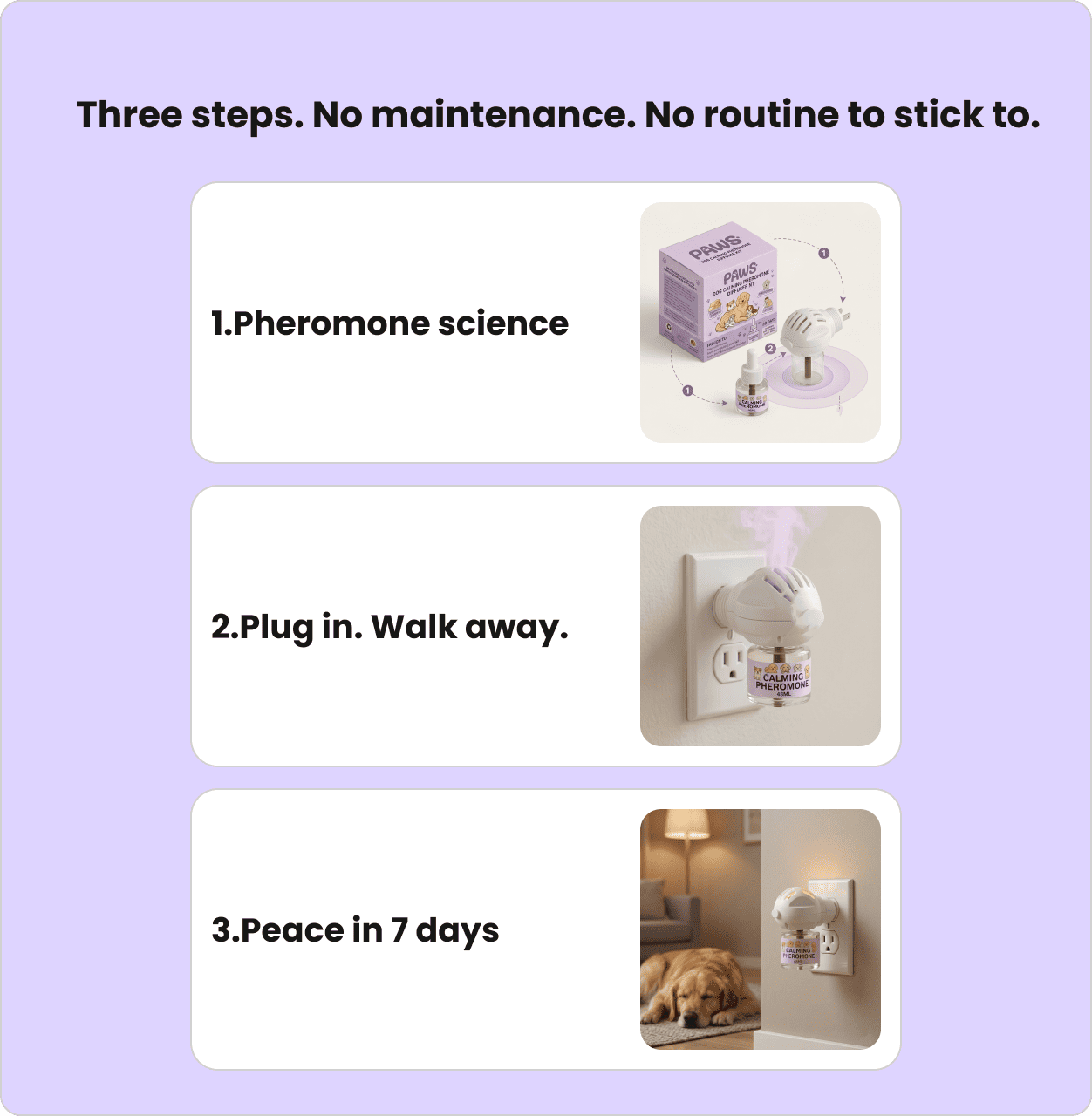 Dogs Calming Diffuser Kit